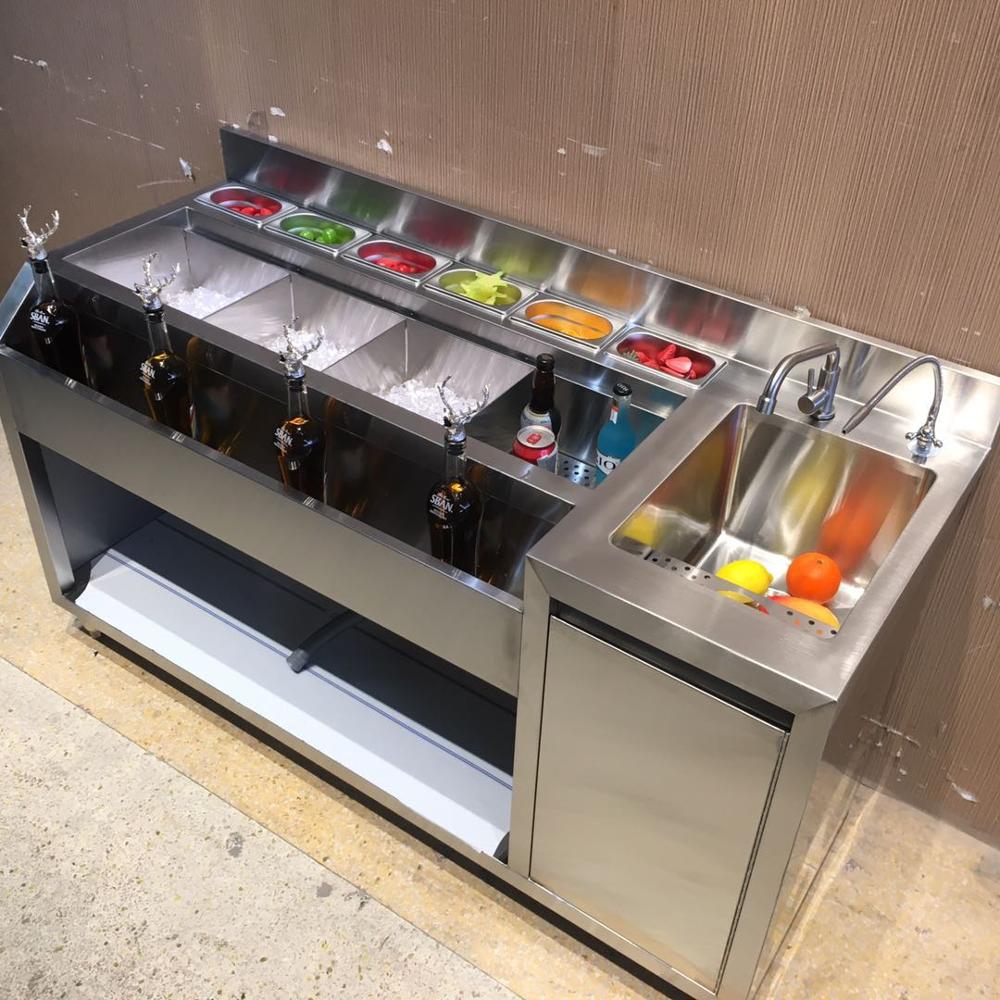Оборудование для бара и ночного клуба, Рабочий стол для смешивания зарубежного вина, коктейля, бара, смешивания коктейльного стола, бармена, Настольная станция