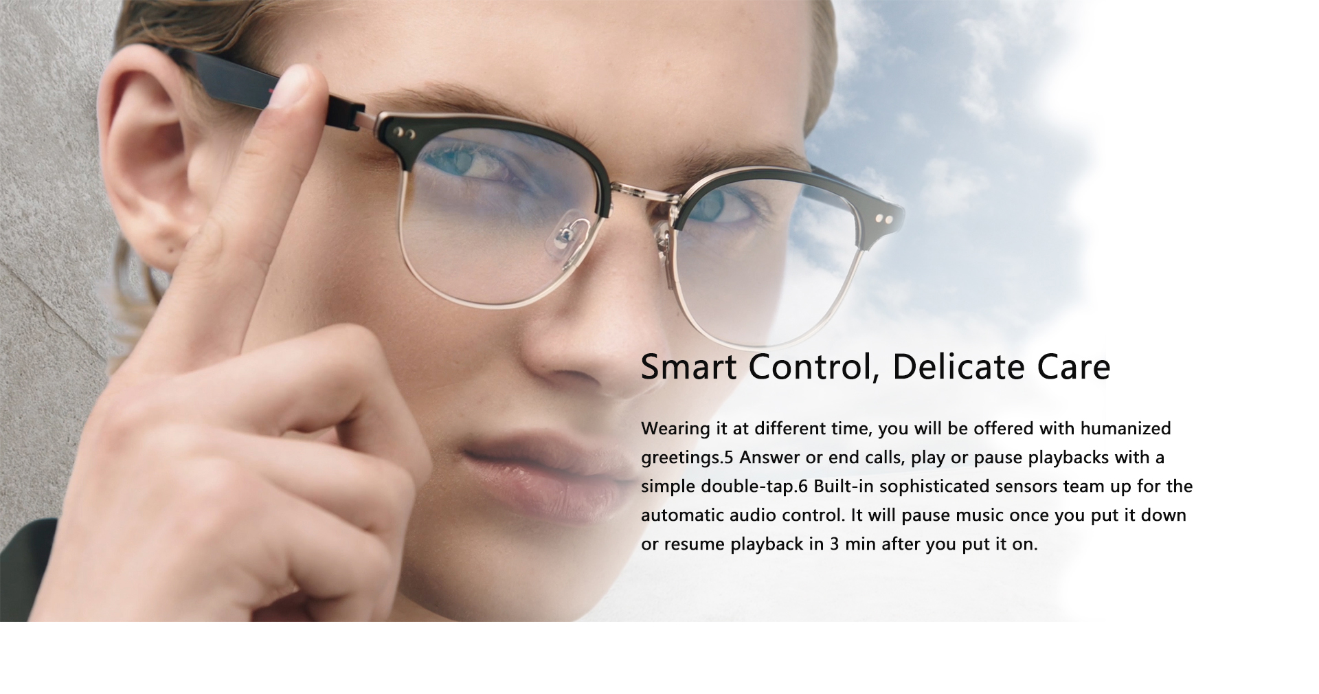 HUAWEI X Gentle M smart Eyewear SMART JACKBYE-01 smart glasses HD Stereo waterproof noise reduction wireless charging sunglasses