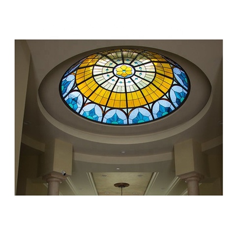 stained glass ceiling dome