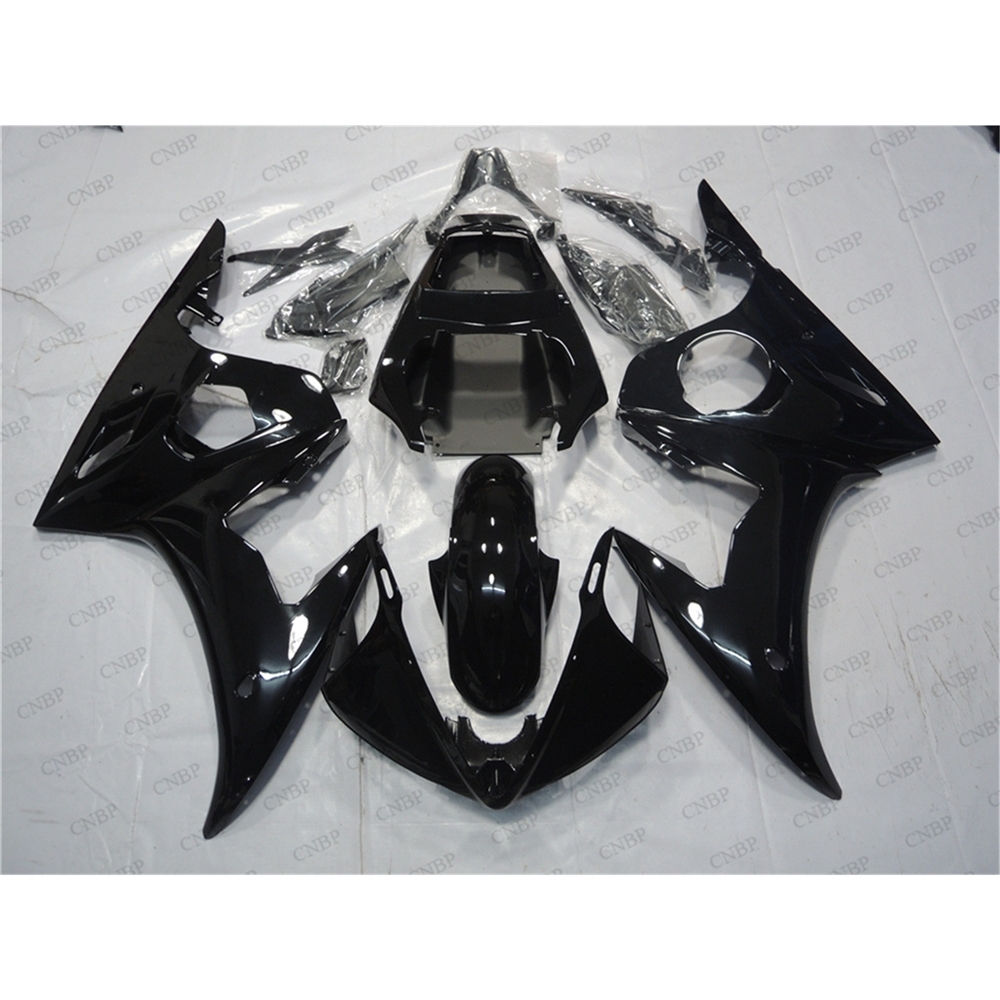 XMT-MOTO ABS Fairing Cowl Bodywork Set fits for YAMAHA YZF R6 YZF-R6 2006-2007,Unpainted White,with Windscreen
