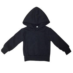 Meninos Das Meninas do bebê Casaco de Inverno Hoodies Menino Camisolas Crianças Tops Brasão Crianças Pullover Roupas Cinza Preto Liso 2020 Novo