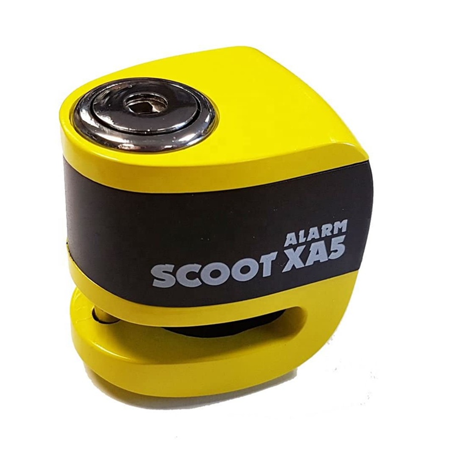 PIAGGIO VESPA PRIMAVERA 125 Oxford SCOOT XA5 Alarm Disc Lock Bike Yellow LK287