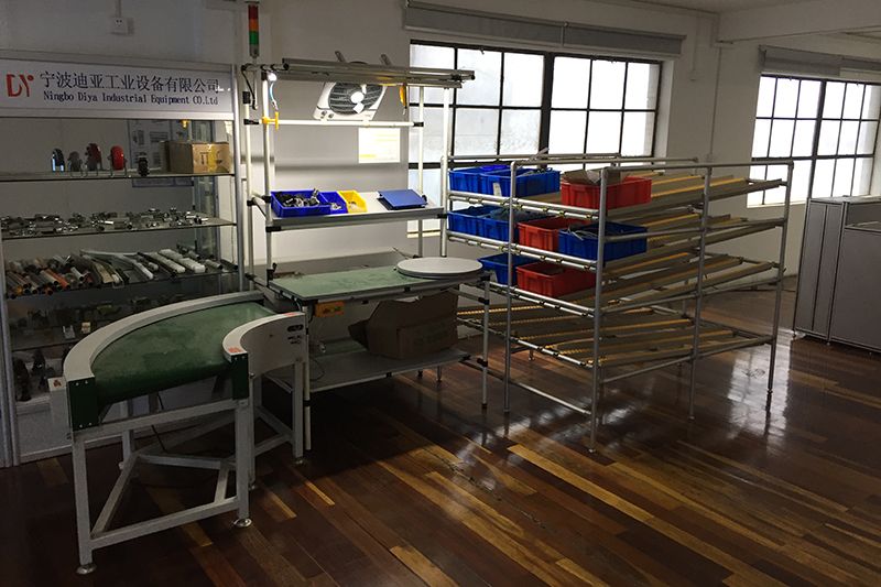 Aluminium Profile Industrial Tote Cart Multilayer Hand Push Trolley