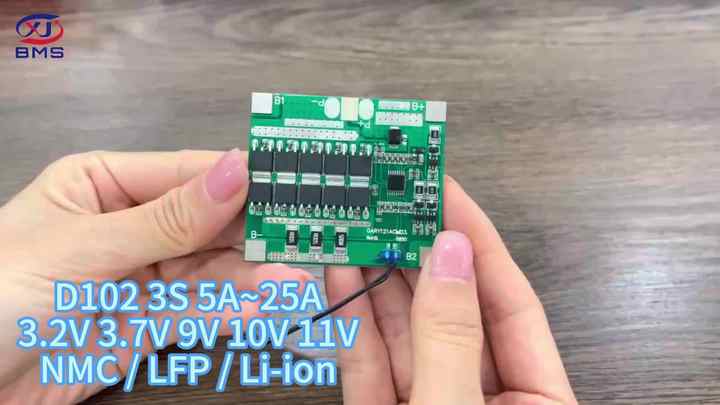 3A 3.7V Li-ion Battery Protection Board – 10-Pack With Overcharge, Overdischarge, Short Circuit & Over Current Protection, Compact 28x3mm PCB