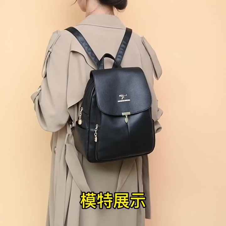 BALIDAISHUROO Chinese Brand Kangaroo Shoulder Leather Backpack