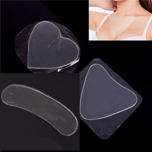 High quality medical grade silicone anti wrinkle chest pad anti-wrinkle silicone neck pad OEM silicone chest pads for decollete