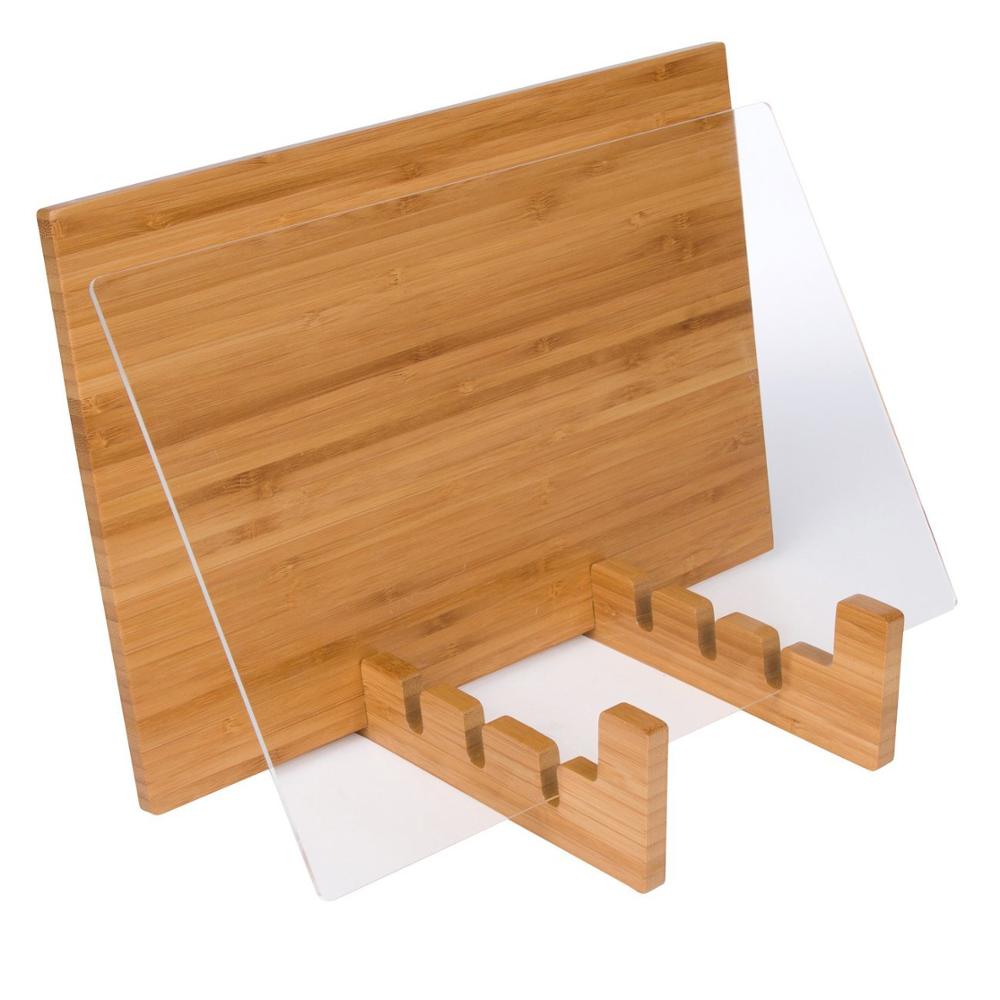 Парные наконечники из натурального бамбука для офиса, декоративные органайзеры для демонстрации книжной полки