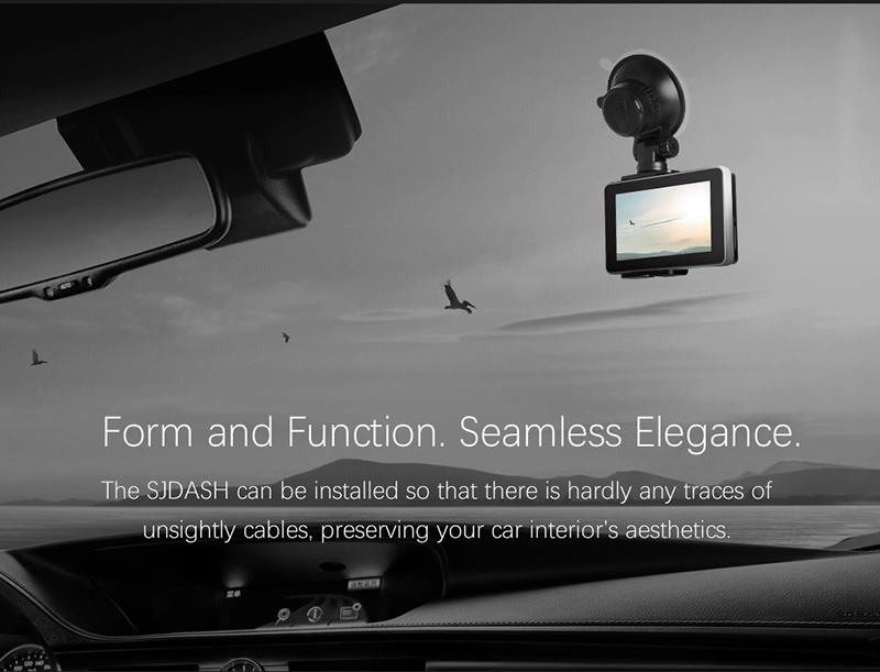 SJCAM brand SJDASH dash cam DVR video recorder car camera with wifi GPS ADAS