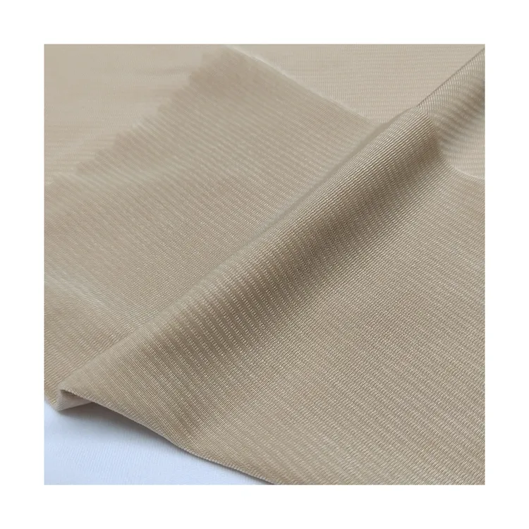 China Factory Customized Heat Dissipation Stretchable Nylon Cooling Stripe Printed Knitted Fabric And Textiles For Clothing