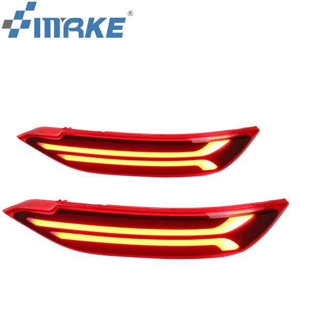 feux /à r/éflecteur de signal Signal DRL LED pour Hyundai Tucson 15-18. DRL 1 paire de feux arri/ère de pare-chocs arri/ère de voiture