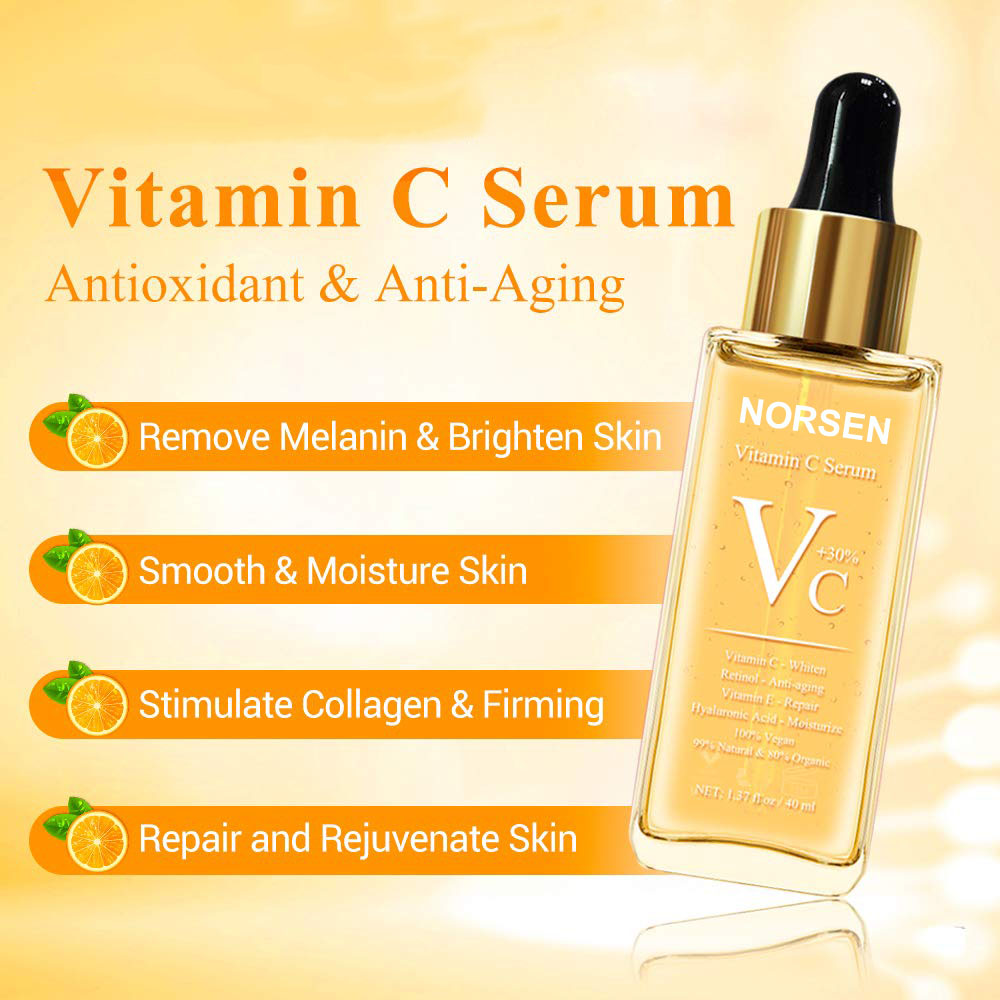 Hot Selling High Quality Organic  Moisturizing Anti Aging Vitamin C Serum