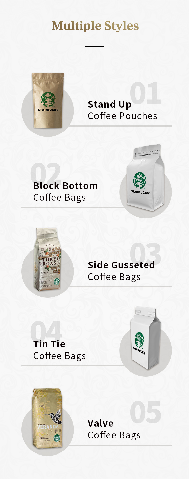 Matt Black Ziplock Food Packing Custom Printed Flat Box Bottom Coffee Packaging Bag Wholesale With Valve