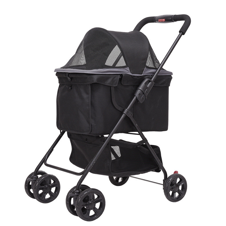 Изготовление собака коляска для кошек и собак Делюкс 3-х колесный Pet коляски для малых и средних кошки собаки щенка