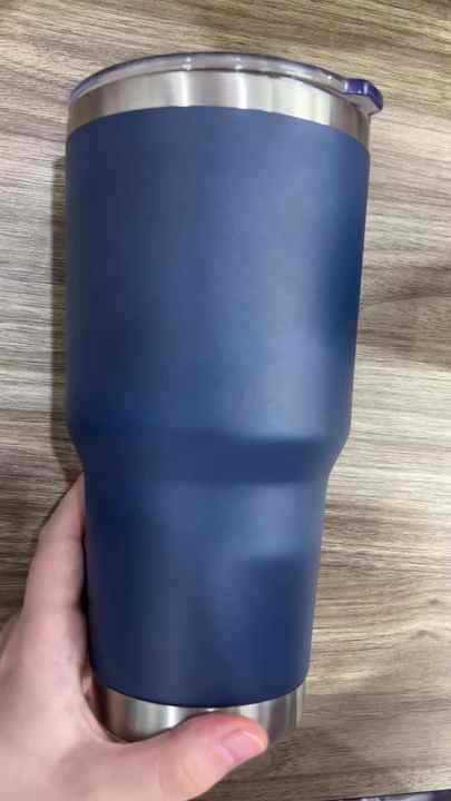 Customized Logo 30 oz Pink Mug Matte Finished Coffee Mug 30oz Tumbler  Stainless Steel Vacuum Insulated Thermal Coffee Travel Mug