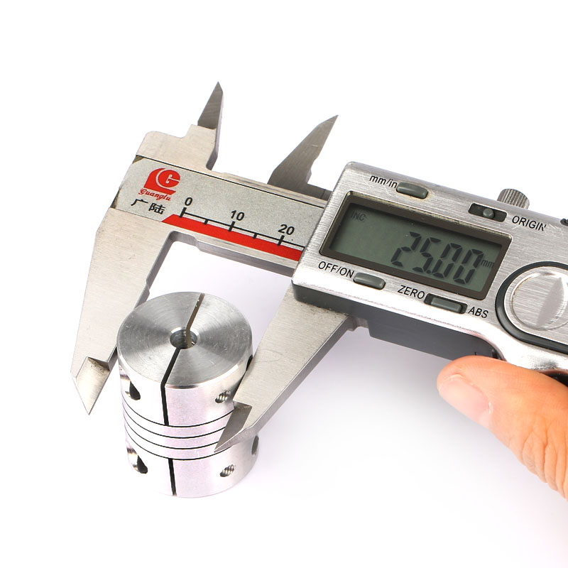 OD25 L30 Flexible coupling coupler for motor shaft and screw 5mm 6mm 6.35mm 7mm 8mm 9mm 9.5mm 10mm 11mm 12mm 12.7mm