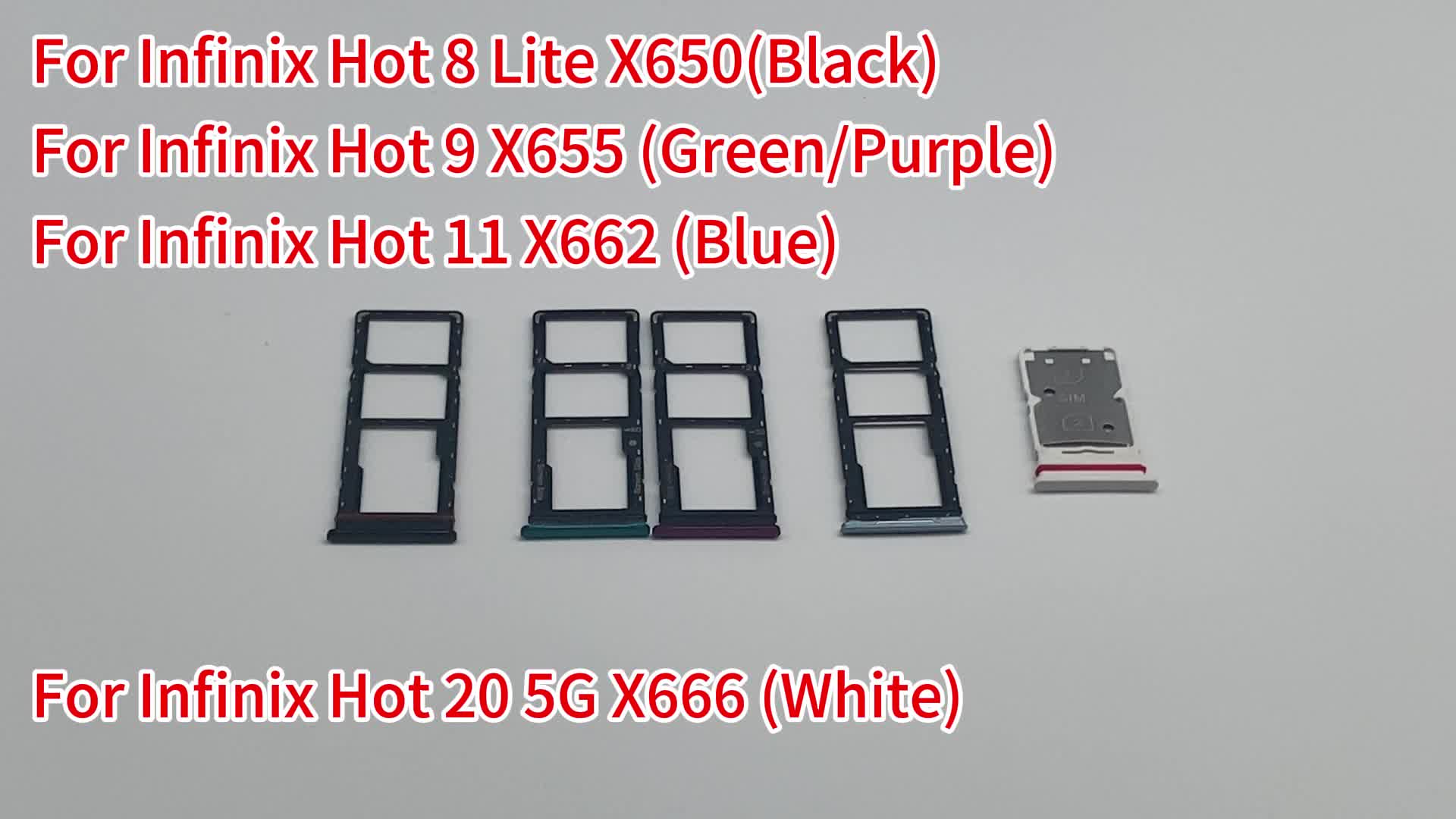 Phone Spare Parts Sim Card Adapter Repair Parts Sim Card Tray for