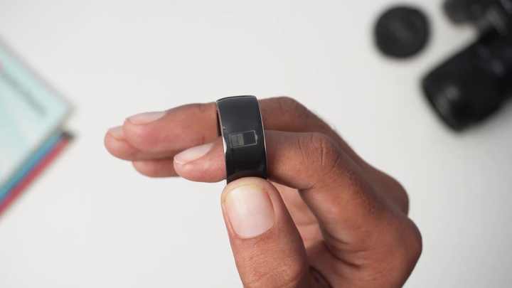 smart ring vibrate alarm Vibrating Smart Ring for Men Vibration Notifications Health  Monitoring,Calls Messages, Slient Alarm Clock Rings for Android iOS main image 0