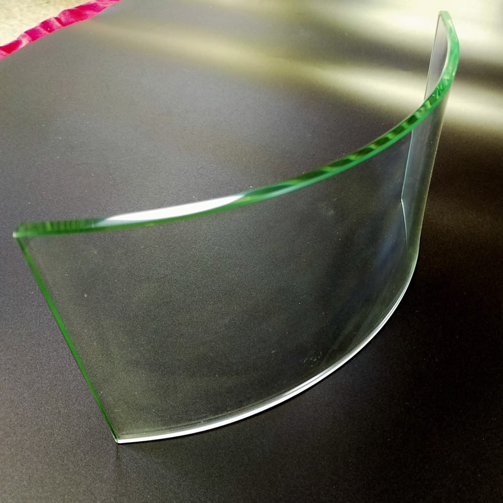 Processing Plant Customized Density Clear Curved Tempered Toughened Glass Factory