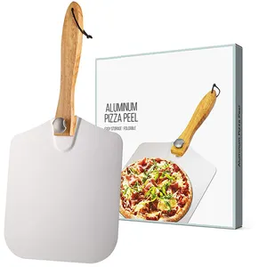 Pizza shovel spatula made from birch plywood accessories for pizza stone 