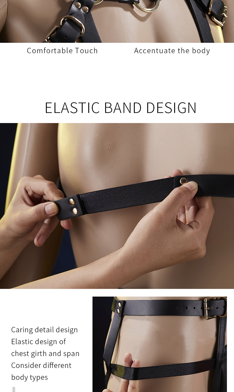 sm高档头套背带奴隶束缚套装束缚男用内衣套装cosplay