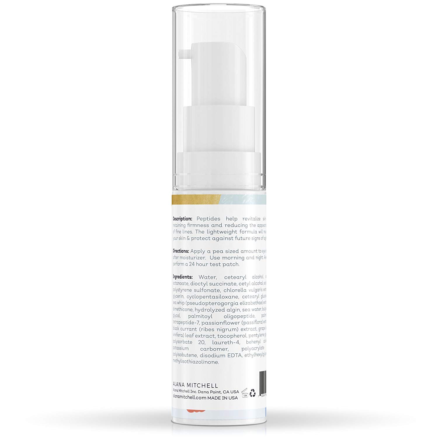 Cosmetic Factory 2019 New Design Organic remove eye circle eye bag Peptide Eye Cream