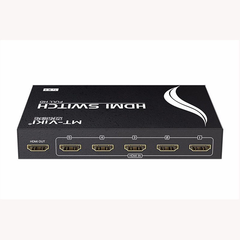 5-Port 4K HDMI Umschalter Umschalter Splitter Hub mit Fernbedienung für HDTV