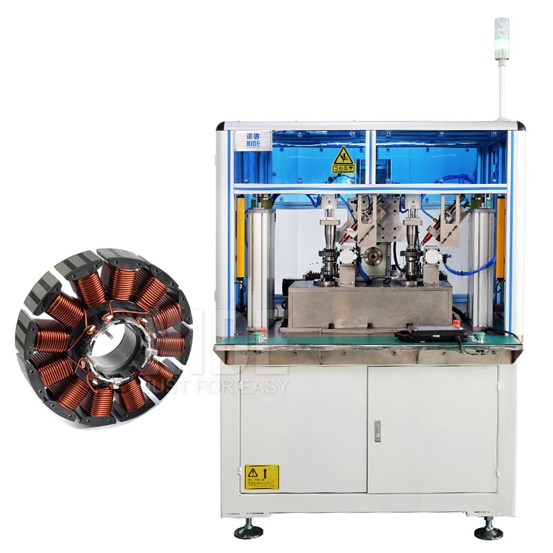 Automatic Fan Brushless Dc Motor Outslot Stator Winding Machine