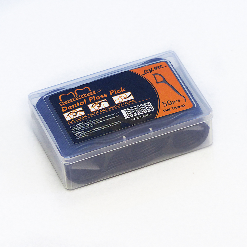 Экологичный очиститель зубов, натуральный черный активированный бамбуковый уголь, зубочистка