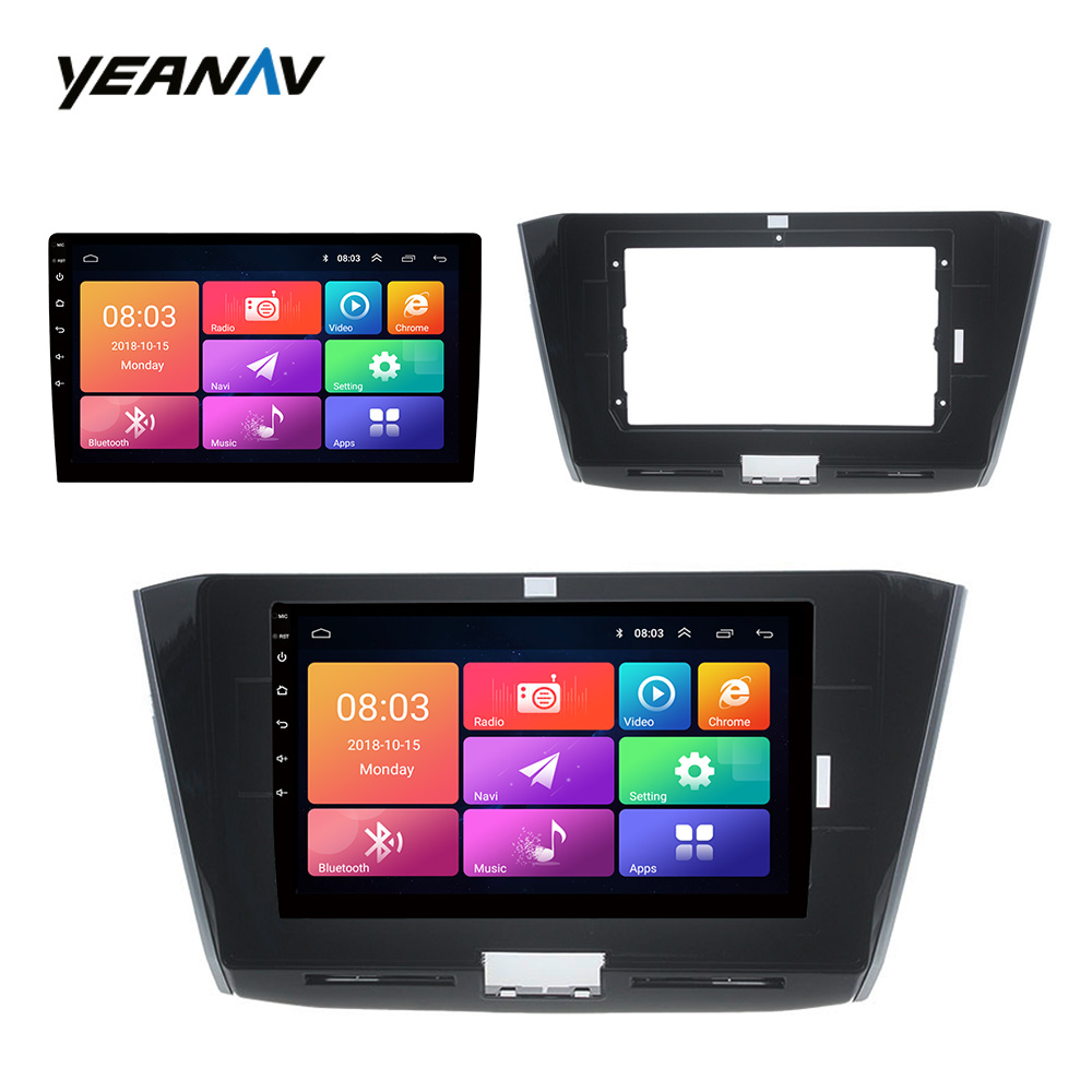 10 Inch LCD Touch Screen Car Gps Navigation AHD FM Car Stereo Video Android For 2016 Volkswagen Passat