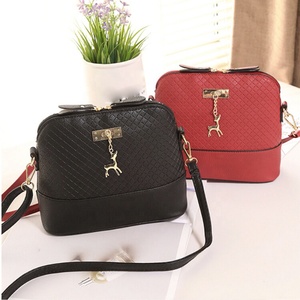 2019 Designer lady Shoulder Bags PU Leather deer pendant Handbags Casual handbag for Women