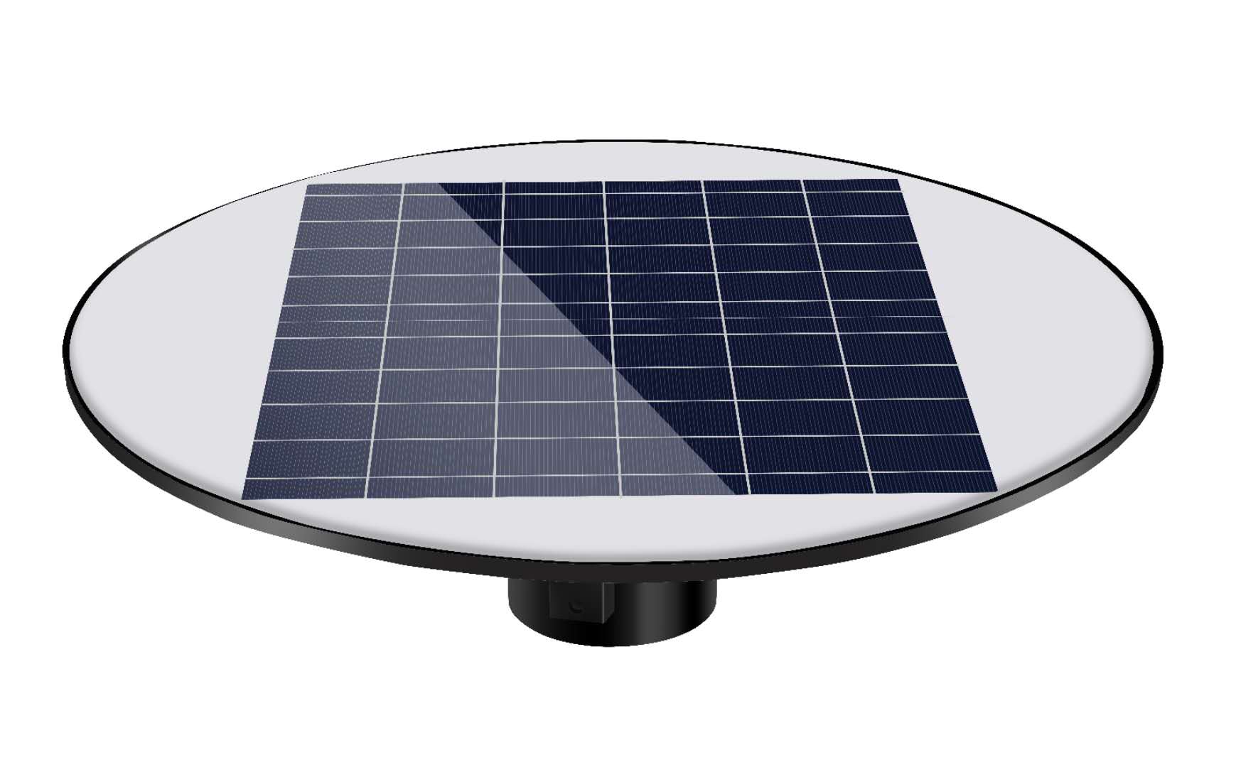 LED solar UFO garden  light  IP65 aluminum