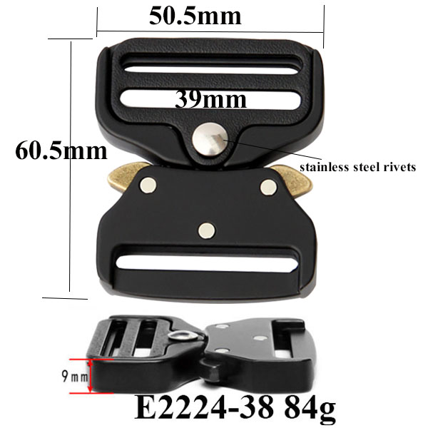 Нейлоновая тесьма, подходящая под заказ, с логотипом, отколовшаяся, мужская, металлическая, модная, военная, с большим ртом, cobro, комплект из 3 предметов с пряжкой, 38 мм