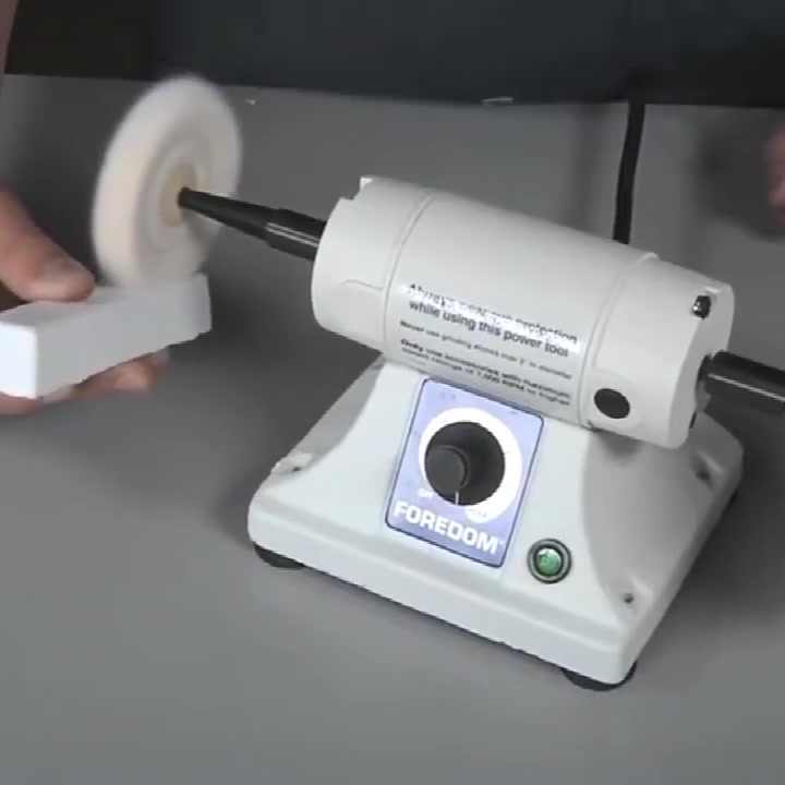 Auble 7000RPM Double Head Bench Polisher Tabletop Buffing Wheel Machine ...