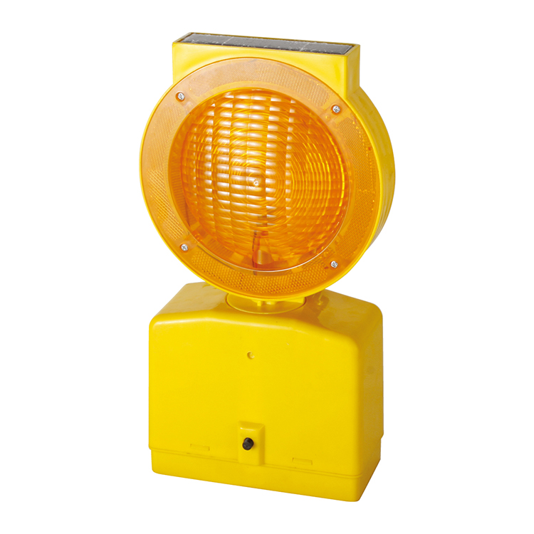 Предупреждающий фонарь на солнечной батарее