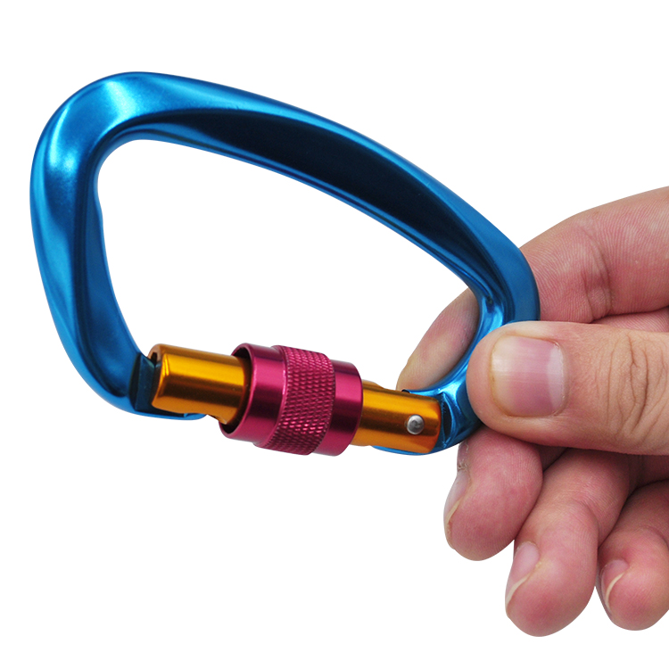 Ailot высококачественные 25KN CE алюминиевые отвертки, защелкивающиеся крючки, карабины для скалолазания