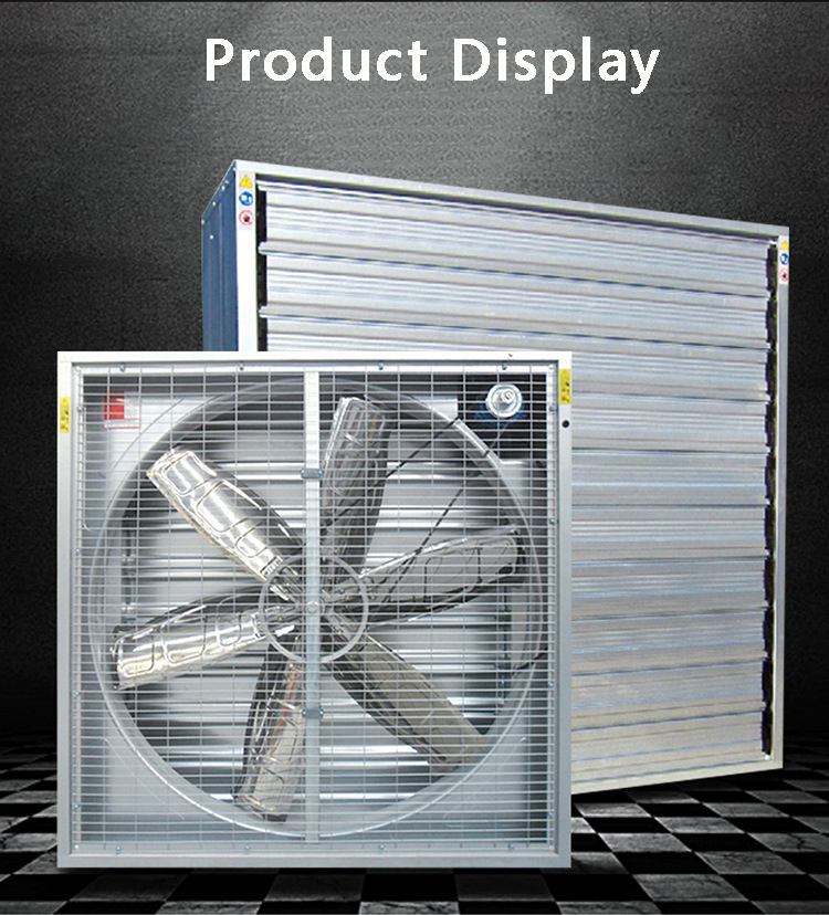 Galvanized Steel Cooling Fan For Poultry Farm CCC wall fan for dairy farm