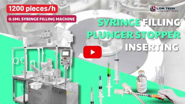 LOM TECH Prefilled Syringe Assembly Machine - Sterile & Efficient