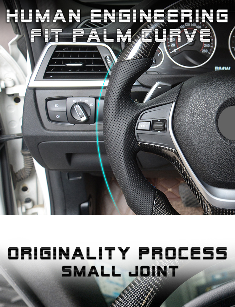 Steering Wheel Racing Wheel C Carbon Fiber for Maserati Grancabrio Grantu-rismo 4.2 4.7 2004-2011 Quattroporte Custom Alcanta-r