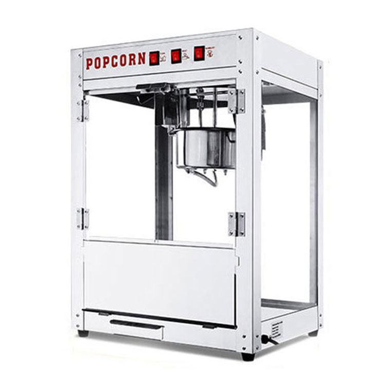 Full stainless still high quality commercial popcorn machine electric popcorn maker with CE approved
