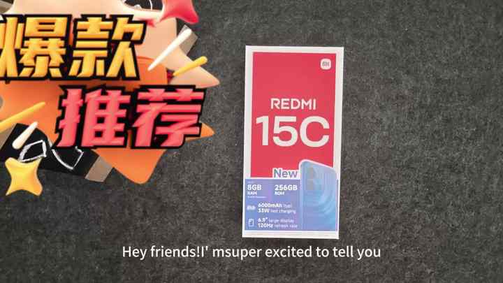 Brand-New for Xiaomi Redmi 15C Smart Phone Original 4G 5G 8+256GB