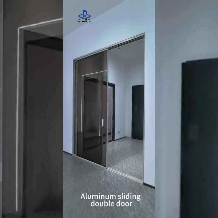 Modern Aluminum Narrow Frame Sliding Doors Interior Design Bathroom ...