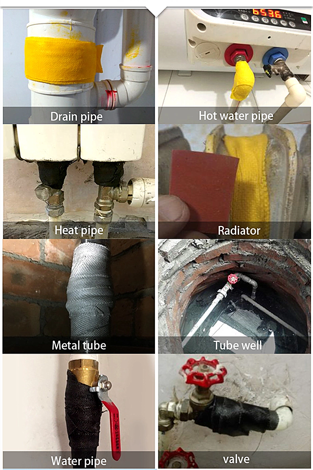 Corroded pipeline repair Cracked Plumbing Repair Tape pipe fix wrap epoxy wrap pipe leak repair