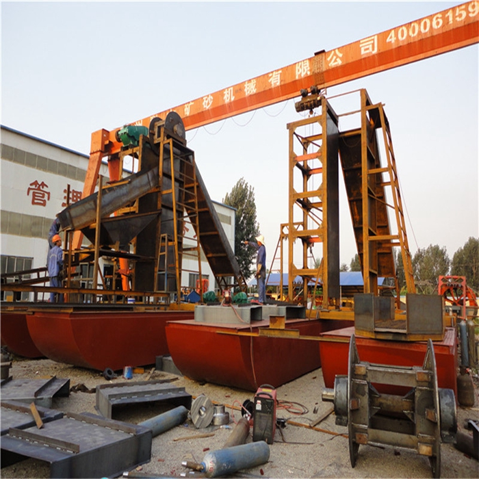 Keda China Professional Sand ladder Dredger/Bucket Chain Sand Dredger For River Lake sea dredging