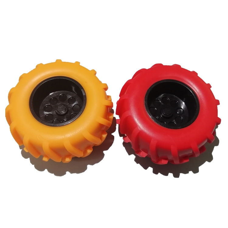 Оптовая продажа с фабрики резиновые шины с пластиковой ступицей твердое колесо для игрушечного автомобиля