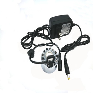 Good Selling Stainless Steel Fogger 350ml Per Hour 12pcs LED Ultrasonic Aquarium Mist Maker