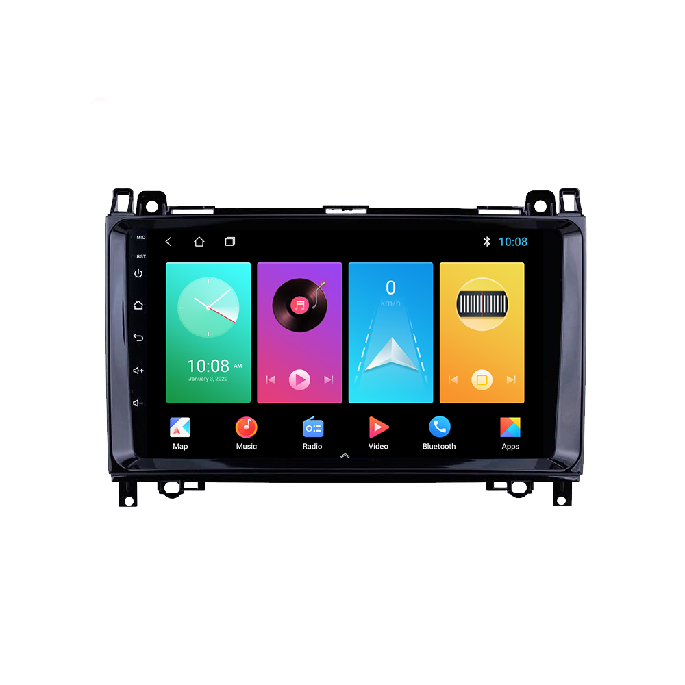 Car Stereo Navigation Digital Slide Touchscreen Car DVD Radio Receiver 9 inch For Benz B200/ W245/ B150/ B160/ B170/ B180/ B55