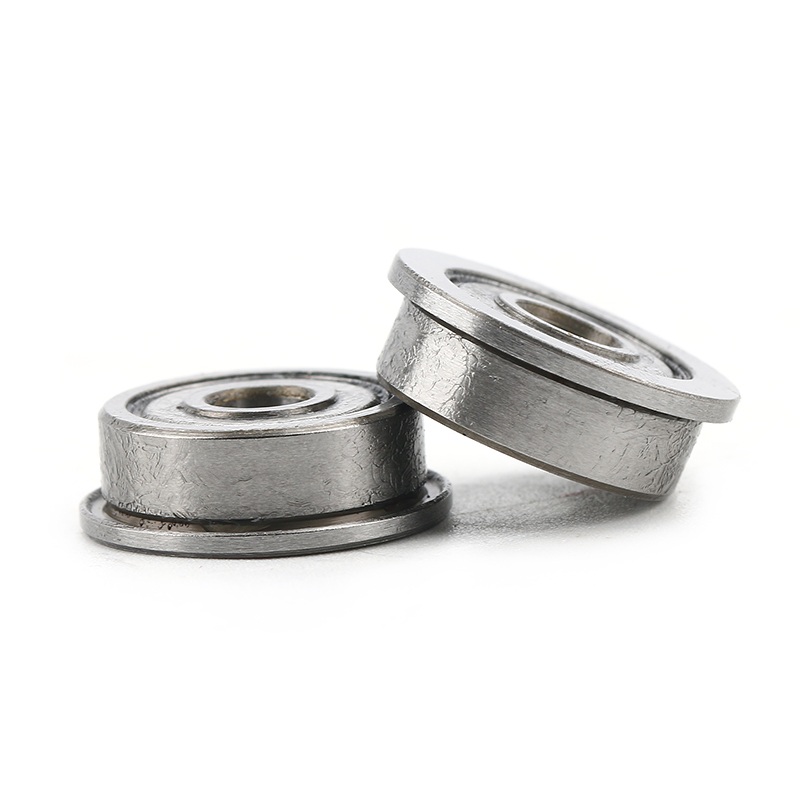 Flanged deep groove ball bearing with single rib F6000 6001 6002 6003 6004 6005 6006 6007ZZ 2RS