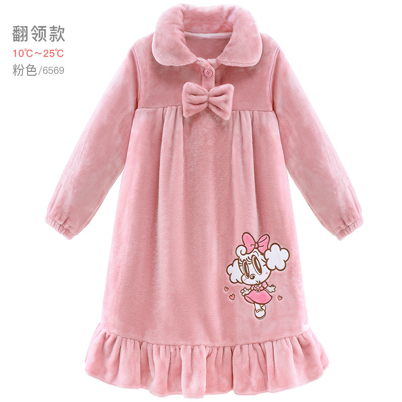 Высококачественная детская Рождественская пижама из полиэстера для девочек, одежда для сна, ночная рубашка для детей