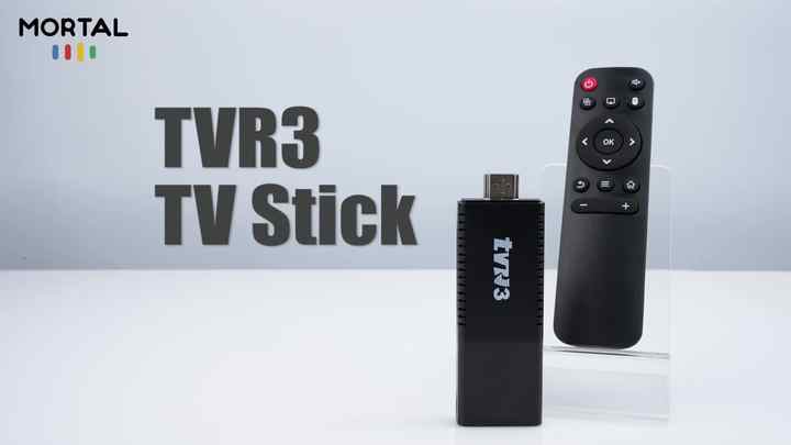 TVR3 Android 15 TV Stick 8 Go/128 Go Lecteur Multim&eacute;dia Smart 4K TV