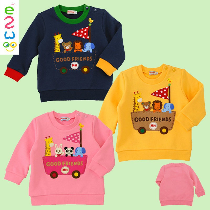 Оптовая продажа, детские толстовки из высококачественного хлопка с милым рисунком